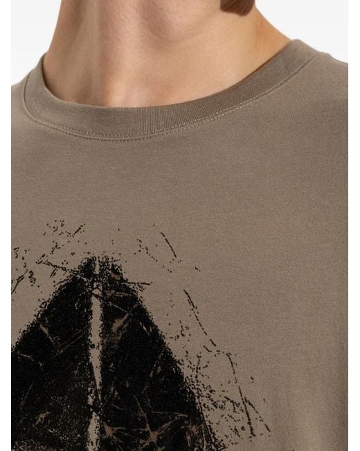 Moose Knuckles Gray Logo-Print T-Shirt for men