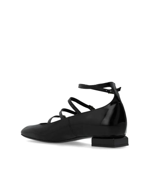 Agl Attilio Giusti Leombruni Black Angie Ballerina Shoes