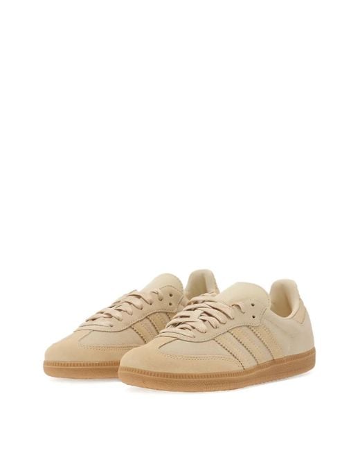 Adidas Natural Samba Og Suede Sneakers