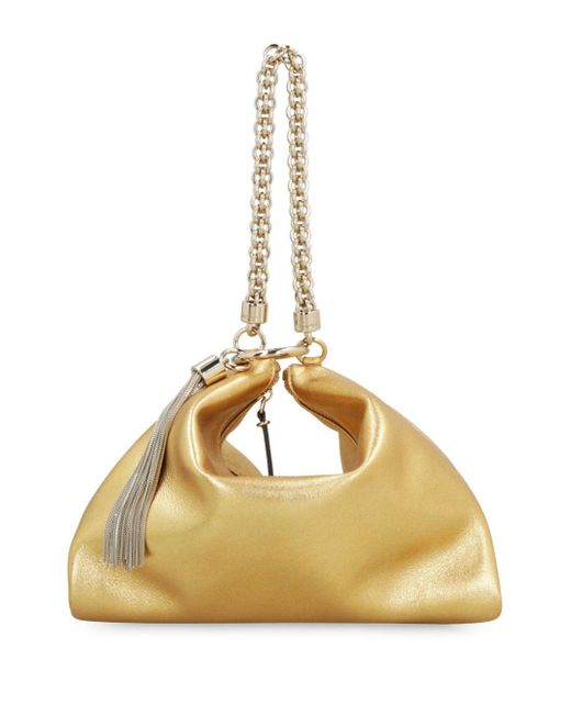 JIMMY CHOO ブラックレザー クラッチバッグ（JIMMY CHOO ジミーチュウ 