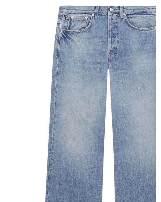 Dondup Blue Buttoned Trousers