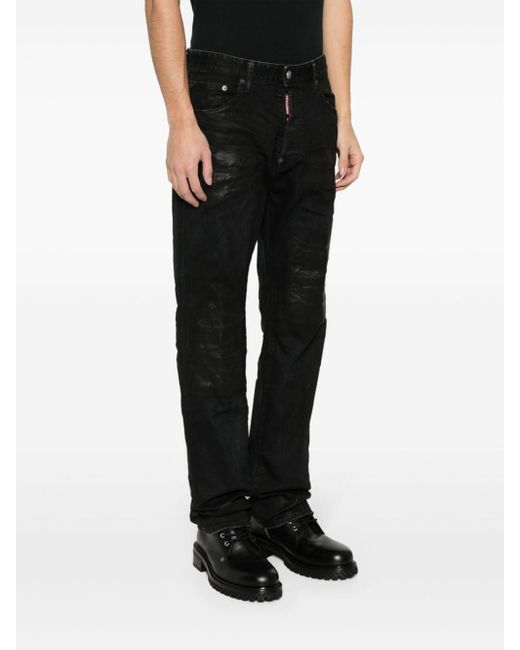 DSquared² Black Cool Guy Slim-leg Jeans for men