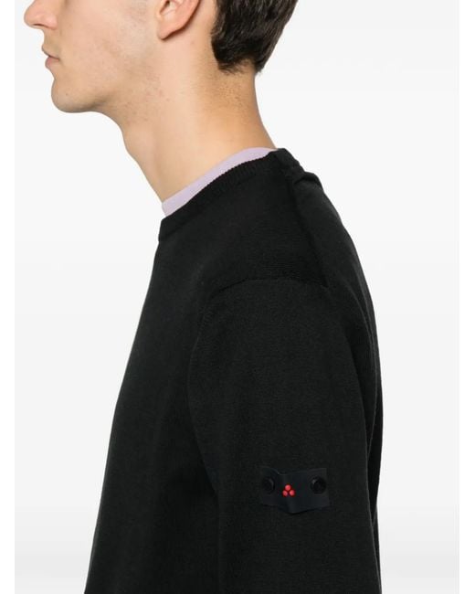 Peuterey Black Exmoor 07 Crew Neck Sweater for men