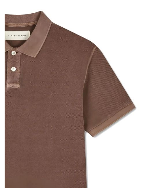 メンズ MAN ON THE BOON. Cotton Polo Shirt Brown