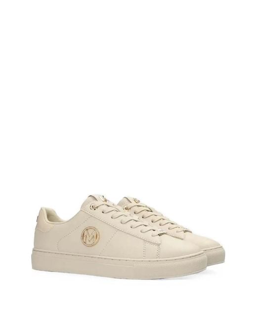 Mexx White Logo-Plaque Sneakers
