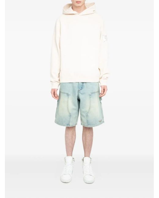 Zadig & Voltaire White Graphic-Print Hoodie for men