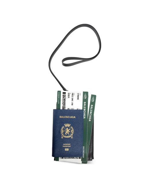 Étui De Smartphone Passport Balenciaga pour homme en coloris Blue