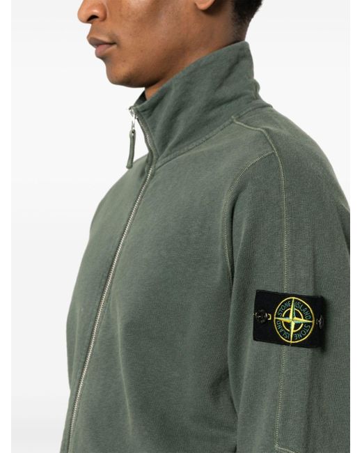 Stone Island Green Compass-badge Cotton Jacket for men