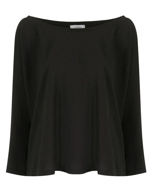 Amir Slama Black Long Sleeves Blouse