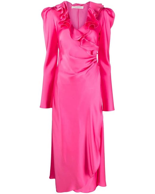 Philosophy Di Lorenzo Serafini Pink Philosophy By Lorenzo Serafini Dresses Fuchsia