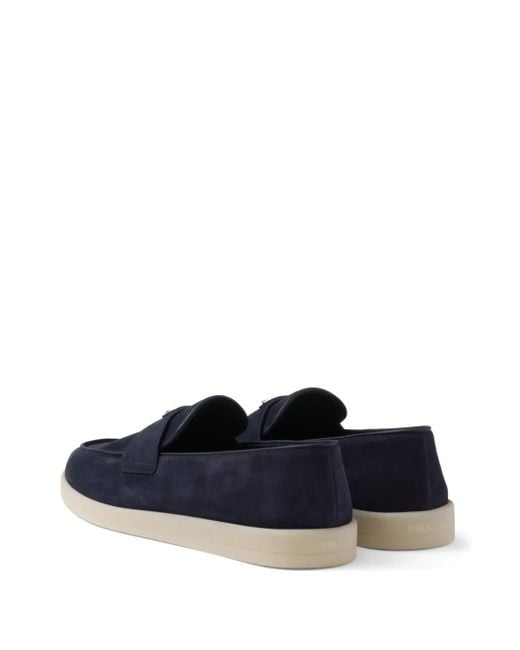 Prada Blue Loafers for men