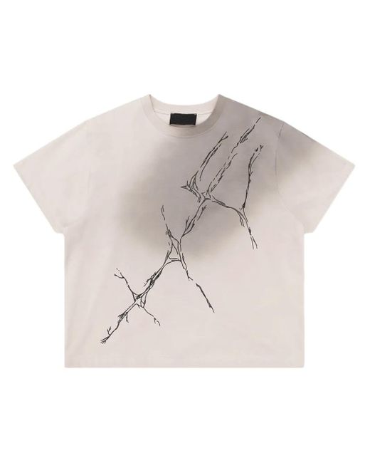 メンズ HELIOT EMIL Fluxus Tシャツ Natural