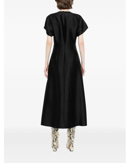 JNBY Black Dolman-Sleeves Dress