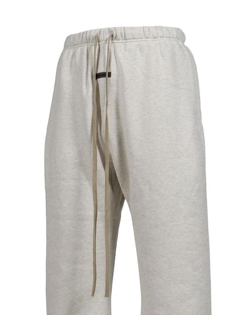 Essentials Gray Flare Track Pants for men