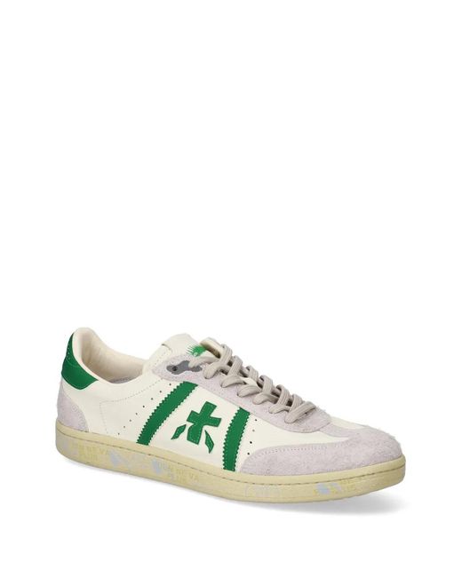 Premiata Green Bonnie Lace-Up Sneakers for men