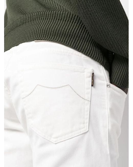 Vaqueros Rectos Moorer de hombre de color White