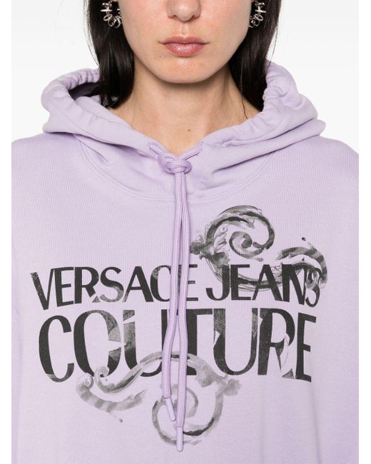 Versace Hoodie Met Logoprint in het Pink