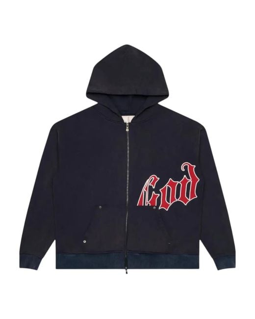 Godspeed Blue Og Logo Hoodie for men