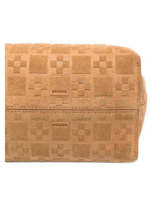 Sacoche À Motif Embossé Sandro pour homme en coloris Brown