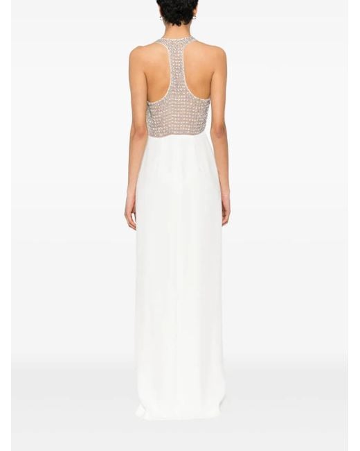 Robe Secolo À Coupe Longue Max Mara en coloris White