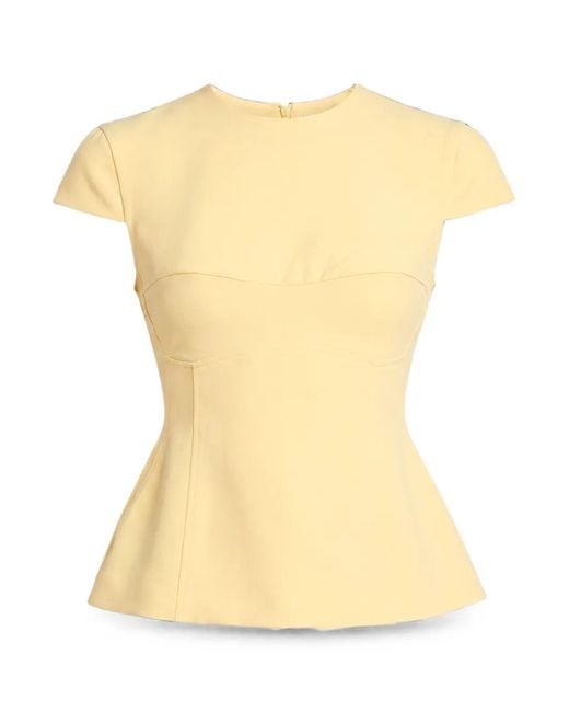 Axel 113 Blue Icon Peplum-Hem Top
