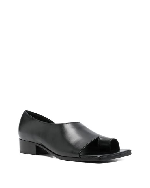 Junya Watanabe Black Open-Toe Sandals