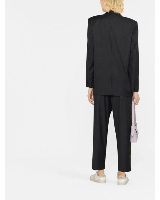 Isabel Marant Black Onilind Checked Blazer