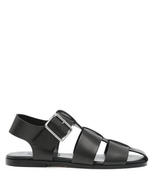 Aeyde Black Sandalen mit Riemen