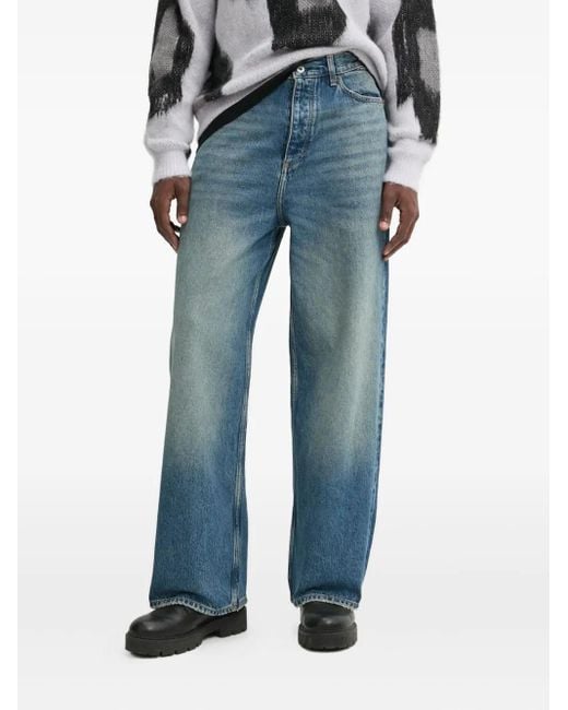 Jeans Con Effetto Schiarito di HUGO in Blue da Uomo