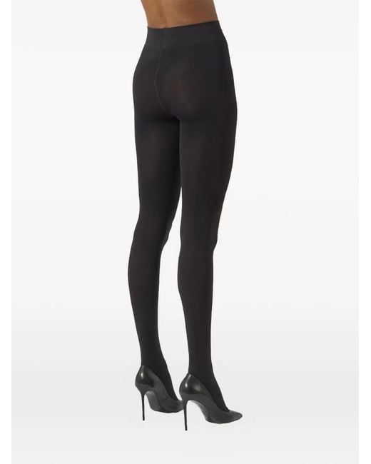 Wolford Black Collants Mat Opaque 80
