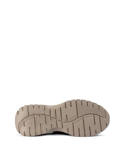 Doucal's Black Technical Suede Sneakers