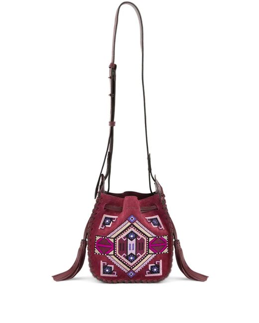 Isabel Marant Purple Mini Silao Bucket Bag
