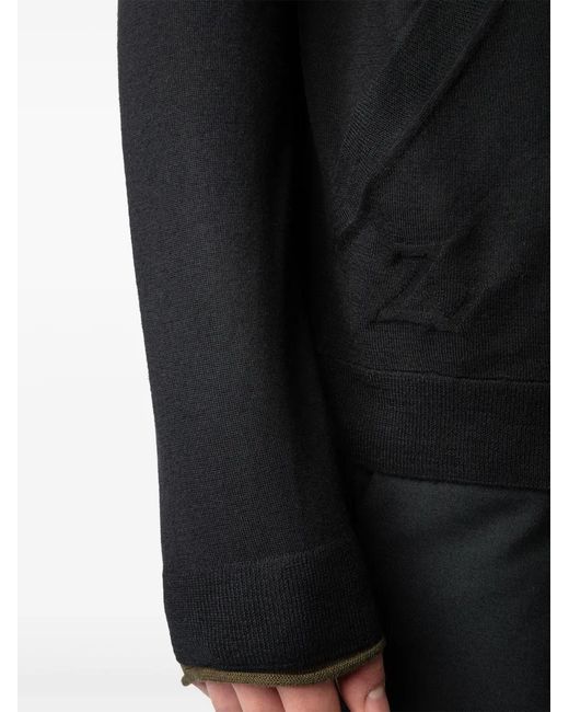 Zadig & Voltaire Black Clash Cardigan for men