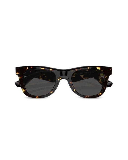 Burberry Black Tortoiseshell-effect Square-frame Sunglasses for men