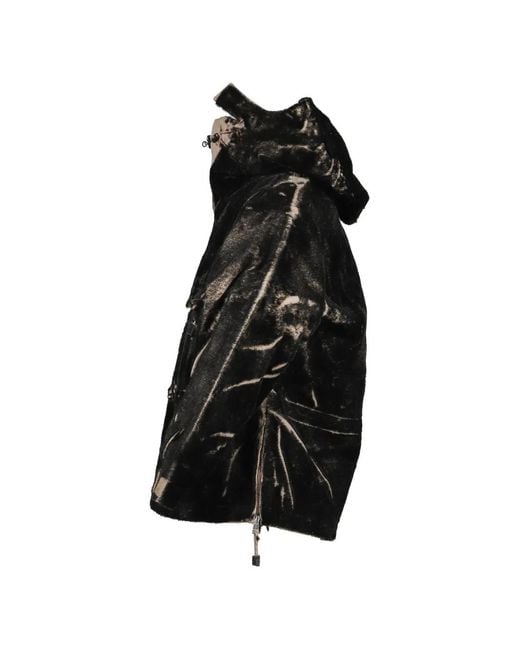 Napapijri Black X Pdf Skidoo Faux-Fur Jacket for men