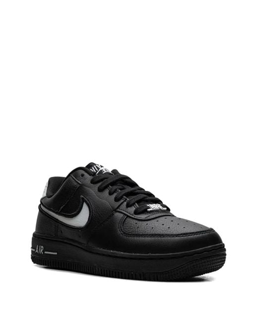Nike Black Air Force 1 Low Leather Sneakers