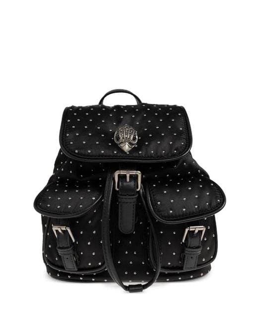 Kurt Geiger Black Kleiner Hoxton Rucksack Mit Nieten