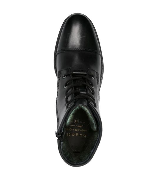 Bugatti Black Marcello I Leather Boots for men