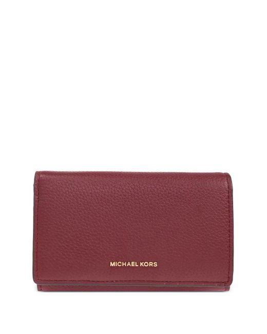 Cartera de piel Michael Kors de color Purple