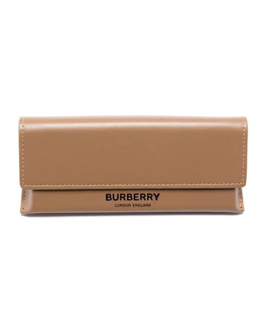 Burberry Gray Logo Plaque Cat-Eye Tinted Sunglasses