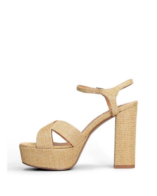 Bibi Lou Metallic Primrose Woven Sandals