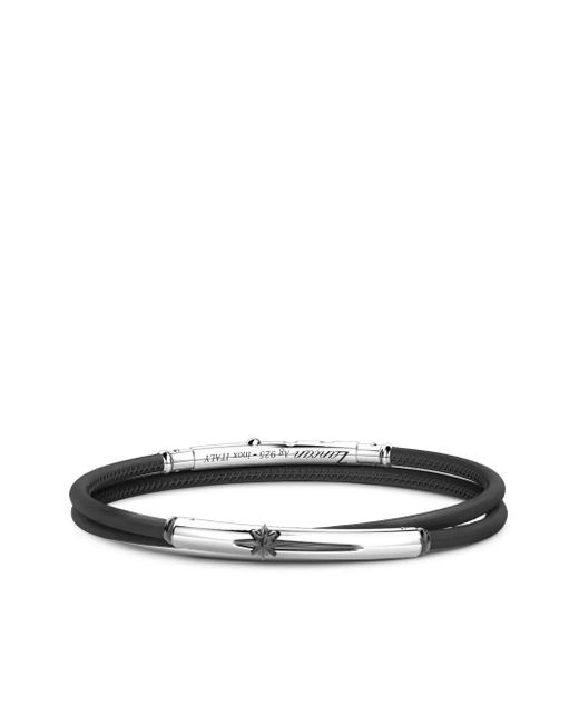 メンズ Zancan ロゴ ブレスレット White