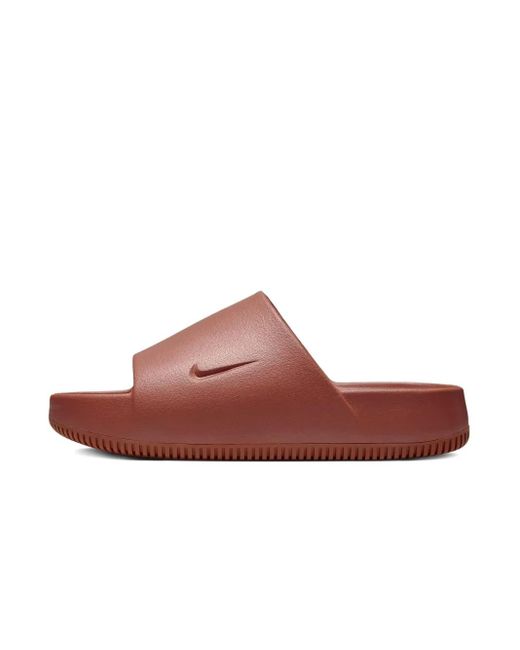Nike Brown Calm Slides