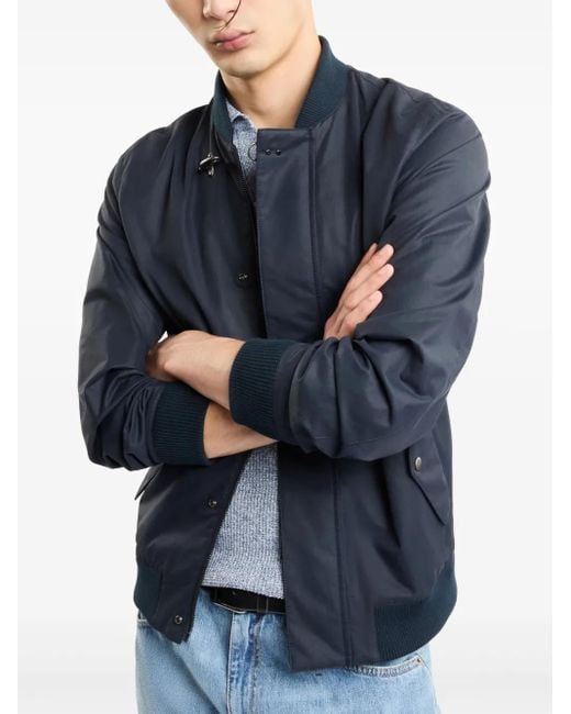 Fay Blue Bomber Jackets for men