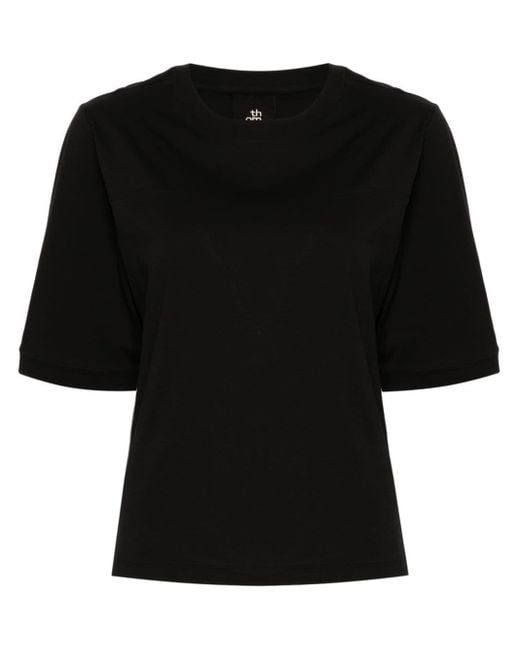 Thom Krom Black Stitching-detailed Cotton T-shirt