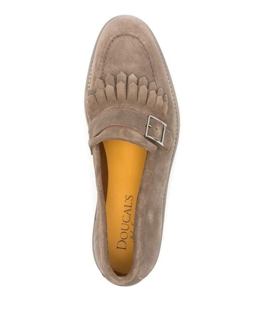 Doucal's Brown Suede Sneakers for men