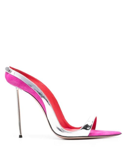 HARDOT Pink 110Mm Leather Sandals