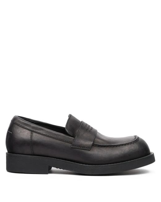 MM6 by Maison Margiela Black City Biker Loafers