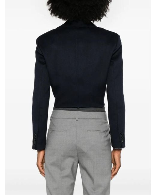 Max Mara Blue Wool Jacket
