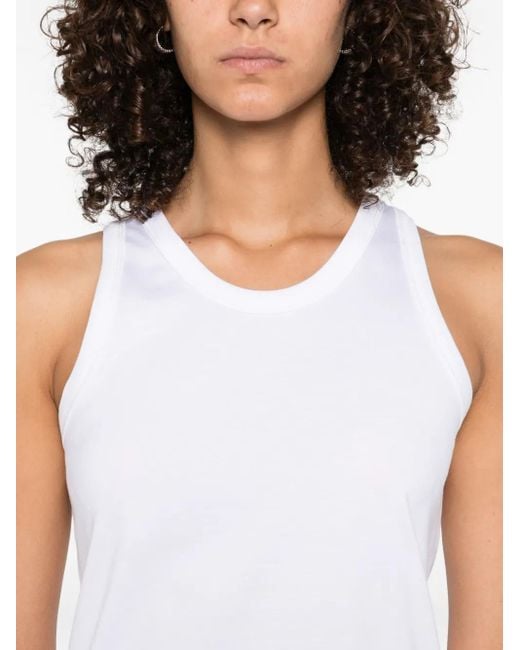 Loulou de Saison White Poso Lds Tank Top